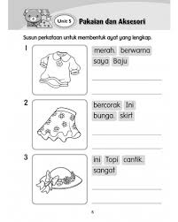 Latihan suku kata tahun 1 (pemulihan) tulis suku kata yang betul. Susun Perkataan Bina Ayat Bahasa Malaysia Pre School Revision Books