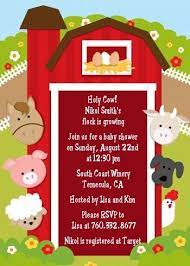 Farm Animals Printable Baby Shower Invitation Farm Animals Birthday Party Farm Animals Birthday Party Invitations Animal Baby Shower Invitations