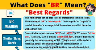 Br Meaning What Does Br Mean In English 7 E S L Other Ways To Say Text Abbreviations Slang Words