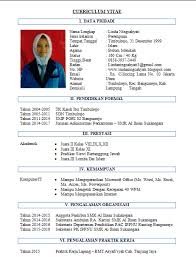 Contoh Surat Lamaran Kerja Sekretaris Riwayat Hidup Creative Cv Template Cv Kreatif