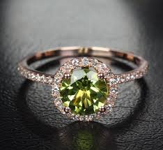 Pin By Crystal On Dreamwedding Peridot Engagement Rings Pave Halo Engagement Ring Pave Diamond Engagement Rings