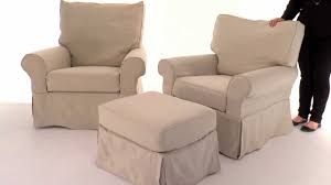 View complete slipcover installation instructions. Update Your Nursery With This Comfortable Swivel Glider Pottery Barn Kids Youtube