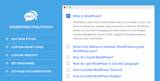 Dw Faq Wordpress Plugin Wordpress Plugins Wordpress