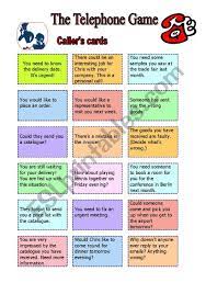 Check spelling or type a new query. The Telephone Game Speaking In Small Groups Esl Worksheet By Roclam