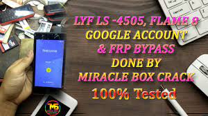 This operation will not reset/delete device user data. Lyf Flame 8 Ls 4505 Frp Bypass Done By Miracle Box Crack 100 Tested Youtube
