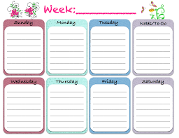 Free Printable Weekly Planners 5 Designs Weekly Calendar Template Blank Weekly Calendar Weekly Calendar Planner