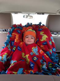 Brilliant An Easy Fleece Tie Blanket Poncho Keep Your Child Super Warm Since They Can T Safely Wear A Jacket Crochet Baby Boy Baby Poncho Fleece Tie Blankets
