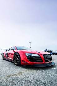 Audi R8 Stance Modified Black Bumper Chin Lip Red Carros Y Motos Autos Super Carros