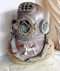 Replica Hard Hat Diver S Helmet Diving Helmet Deep Sea Diver Skin Diving
