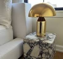 Viola Marble Cubic Side Table