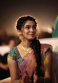 Krithi shetty yellow colour half saree pics ,telugu actress krithi shetty yellow colour half saree pics,krithi shetty yellow colour half saree pics ,krithi shetty. Uppena Actress Krithi Shetty Photos