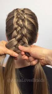 Those colorful hair elastics are definitely the cutest. Anna Loves Braids On Instagram Hello Cuties Here S The Promised Real Time Video Tutorial On T Hair Tutorials For Medium Hair Short Hair Tutorial Hair Styles
