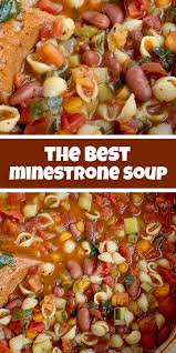In a large nonreactive pot, heat the olive oil and 2 the best tomato soup i've ever had! Minestrone Soup Together As Family