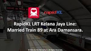 I work at kl sentral. Rapidkl Lrt Kelana Jaya Line Married Train 89 At Ara Damansara Youtube
