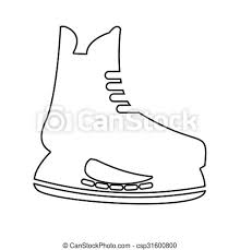 How to draw ice skates. Vector Icon Set Of Mens Hockey Skates With Shadow On Light Background Canstock