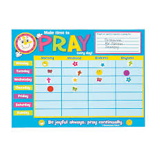 Make A Prayer Chart Sticker Scenes Orientaltrading Com