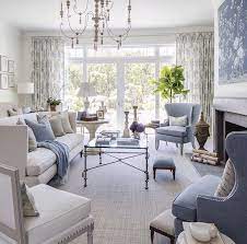 I Turn To Blue Time And Time Again As An Accent Colour But Lately It 39 S The Perfec Transitional Living Room Design Elegant Living Room Coastal Living Rooms