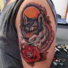 Maybe you would like to learn more about one of these? 40 Neo Traditional Wolf Tattoo Ideas For Men Wild Designs