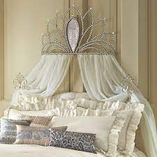 Only 1 available and it's in 3 people's carts. Bed Crown With Tie Backs Bed Crown Bed Crown Canopy Princess Room