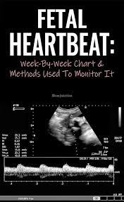 Fetal Heartbeat Week By Week Chart And Methods Used To Monitor It Baby Heartbeat Fetal Heart Rate Chart Fetal Heart Rate