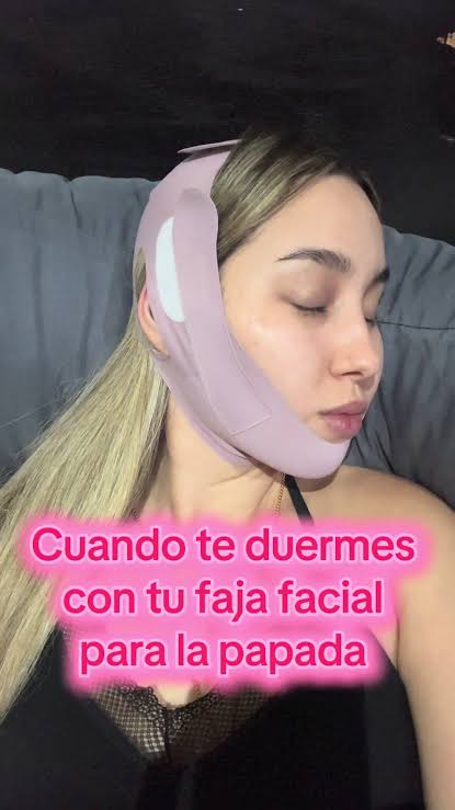 Bye papada con la faja facial de HUSHVIBE ✨✨ #fajas #papada #rostroperfecto