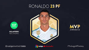 The color of the away kit is purple. Cristiano Ronaldo Shines Brightest In Laliga Fantasy Marca Matchday 23 Best Xi Laliga