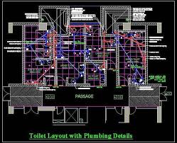 This information will be used by engineers, designers, builders and other parties involved in. Plumbing Design Ladies And Gents Toilet Dwg Drawing Detail Autocad Dwg Plan N Design