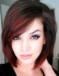 A messy look gives bob haircut a modern and glamorous hint. Women Hairstyles Short Bob Hairstyles With Red Highlights And Side Bangs For Straight Coarse Hair And Hair Styles Bob Haircut For Fine Hair Short Hair Color