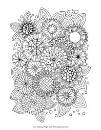 The combined file includes all the pictures below and our new summer thankfulness journal pages for 2019. Summer Flowers Coloring Page Free Printable Pdf From Primarygames