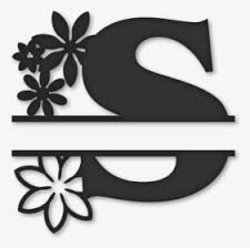 Download Flower Clipart Monogram Picture J Split Monogram Svg Hd Png Download Kindpng
