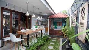 Warna putih menjadi dominasi sempurna pada furnitur dapur dengan adanya tanaman gantung dan rumput hijau di sekelilingnya desain dapur terbuka minimalis 19) tema industrial terlihat dari finishing dinding yang tampak seperti semen. 10 Inspirasi Desain Dapur Terbuka Dibelakang Rumah Paling Hits Yakin Sudah Tahu