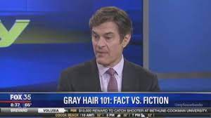 Since stress causes hair loss, it's possible that losing some pigmented hair can make those gray here's an interesting article that proves stress causes grey hair: Dr Oz Discusses Gray Hair Youtube