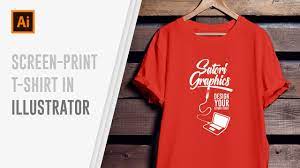 Screen printing t shirt designs. How To Design Screen Print T Shirts In Illustrator Youtube