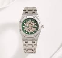 Luxury round Alloy Case Business Watch with 22mm Width Stainless Steel Band Glass Dial Window and Pointer Display