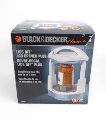 Electrically powered, the lids off jar opener cradles a jar on its lower turntable then grips its lid when you lower the upper housing. Black Decker Home Lids Off Jar Opener Plus Jw250 Buy Online In Burkina Faso At Burkinafaso Desertcart Com Productid 1654993