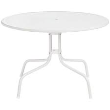 Check out our dining table base selection for the very best in unique or custom, handmade pieces from our kitchen & dining tables shops. Griffith Round White Outdoor Dining Table 7j744 Lamps Plus