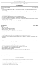 You might need a resume reboot. Cnc Programmer Resume Sample Mintresume