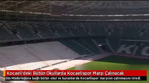 Bu soğuk havada ev sahipliğiniz ile yüreğimizi ısıttınız. Kocaeli Deki Butun Okullarda Kocaelispor Marsi Calinacak Dailymotion Video