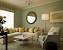 Emerald Green Green Living Room