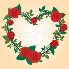 Select the one you like best, you will find classical, colorful, flowered and shaped styles , where you will adjust your sheet within circular borders, squares. Heart Shape Red Rose Flower Frame Stock Vector Colourbox