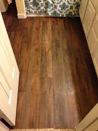 Upstairs Bathroom Remodel The Floor Looks Awesome And It S Vinyl 50 At Lowes And My Dad Easily Installed In T House Flooring Vinyl Wood Flooring Flooring