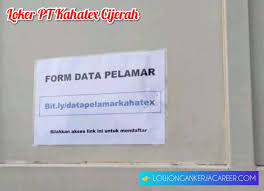 Pt kahatex membutuhkan individu yang siap bekerja menempati jabatan pekerjaan sebagai operator. Lowongan Kerja Pt Kahatex 2021