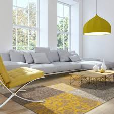 1001 Variantes De Salon Gris Et Jaune Pour Vous Inspirer A L Essayer Salon Gris Et Jaune Decoration Canape Gris Salon Jaune