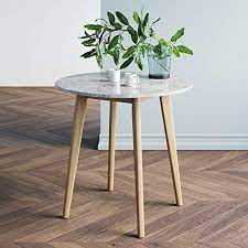 The table is 60 round with 12 leaves on both side. Braniff Round Dining Table Metal Base White Project 62 Brickseek