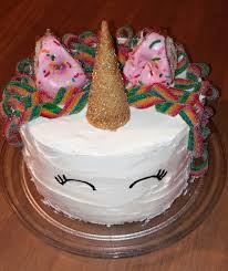 Birthday Cake Ice Cream Recipe Without Cake Mix Easy Homemade Unicorn Cake No Fondant Needed I Used Two Box Cakes Baked In 9 Pie Pans And Stacked One Box Of Cake Mix Mak Cake Easy Ice Cream Unicorn Cake