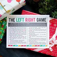 They not only provide entertainment for your holiday party, but they also help ease the overwhelming pressure of how much to spend, as there are games that range from extravagant to dollar and diy. The Christmas Left Right Game W Printable Story It S Always Autumn