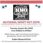 National Night Out 2026 — Howell Township Police
