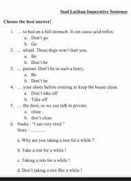 Tempat orang bertegur sapa d. Soal Latihan Imperative Sentence Brainly Co Id