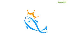 Geniuslogo King Fish Fish Logo Graphic Design Logo Simple Logo Design