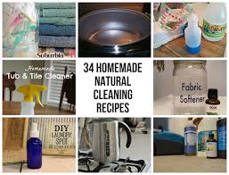 34 homemade natural cleaning recipes